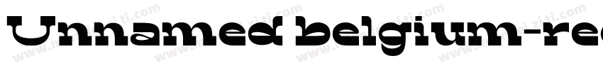 Unnamed belgium-regu字体转换